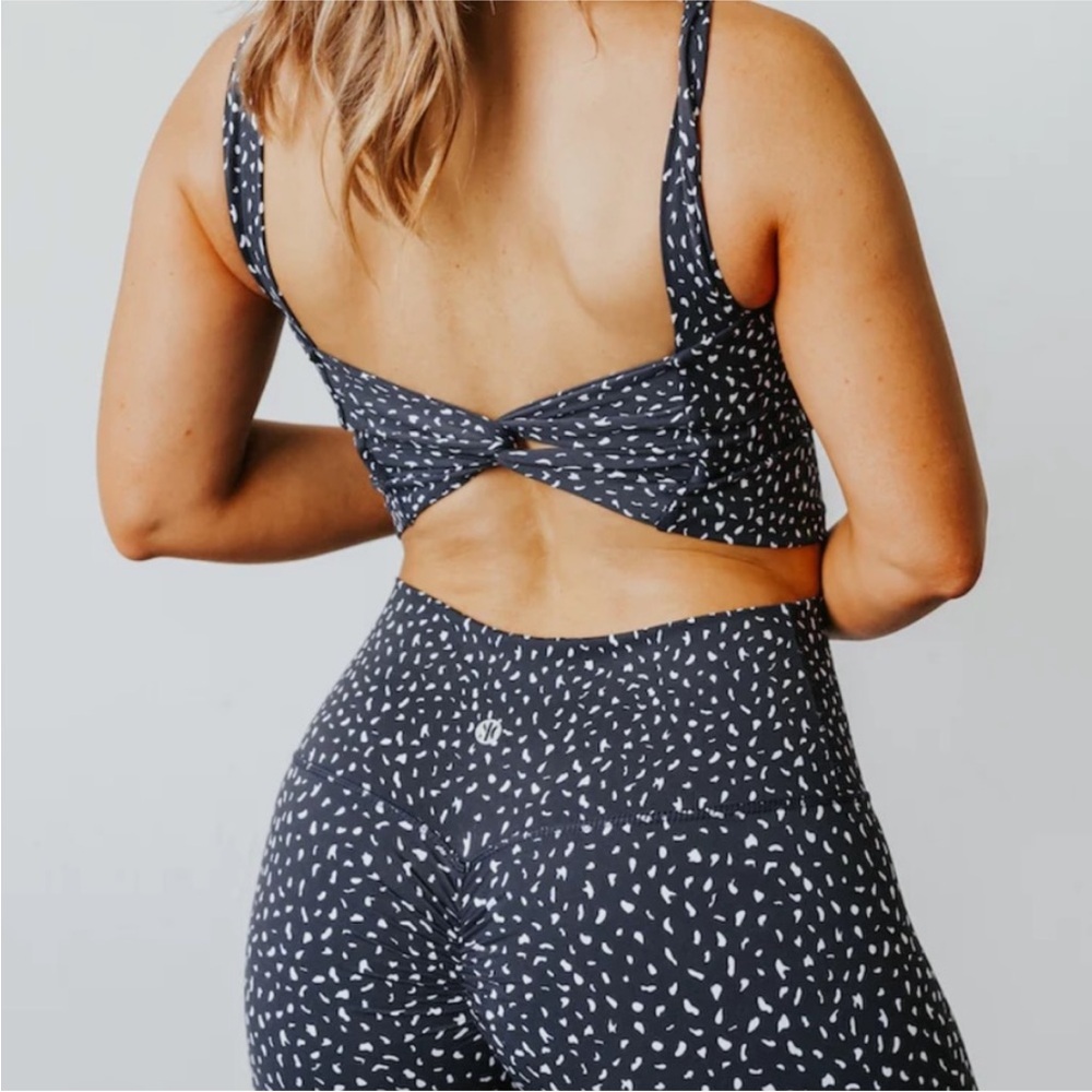 Astoria Black and White Activewear Set